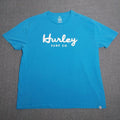 Men's Hurley Surf Co 2XL Short Sleeve T Shirt Blue