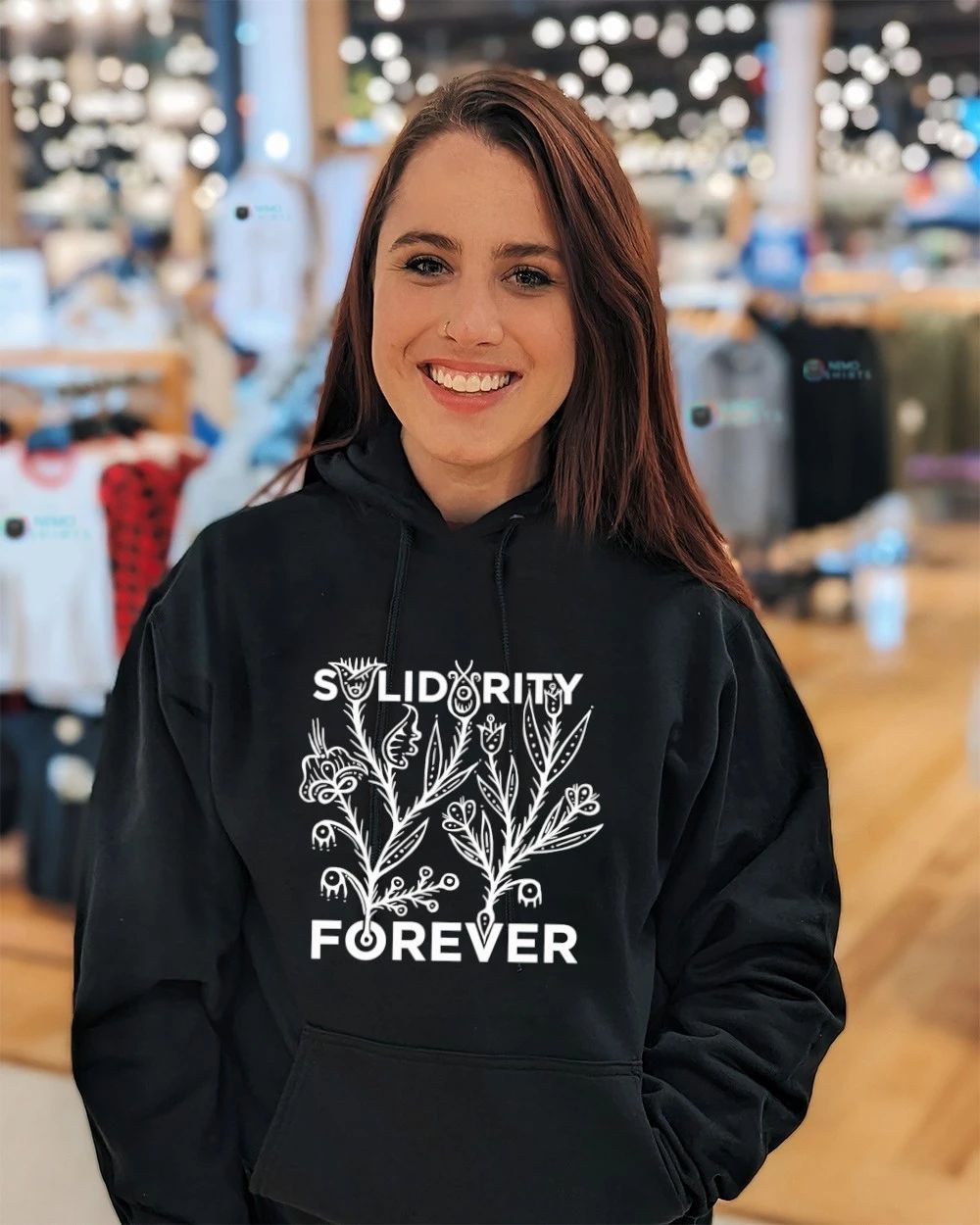 Solidarity Forever Floral Labor Union shirt