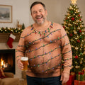Custom Funny Ugly Sweatshirt - Personalized Christmas Birthday Gifts For Men - Bringing Pure Heat To Parties