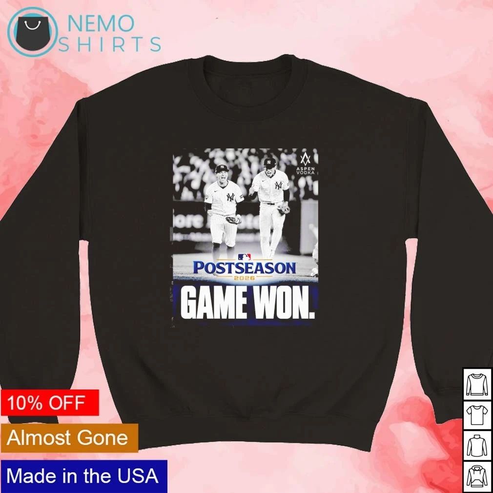 New York Yankees Postseason 2026 Game Won shirt
