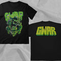 GWAR Band Retro 90s Green Black Double Sided T-Shirt