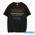 Community Over Corporations Compassion Over Capitalism People Over Profit Tshirts Sweater