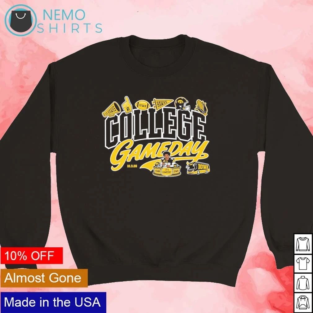 Kamari Moulton Iowa Hawkeyes Signs College Gameday 2026 shirt