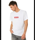 Levi's Relaxed Graphic Boxtab Mens Tee White XL