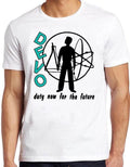 Vintage Devo Music Band Heavy Cotton White S-234XL Men Women Shirt AG370