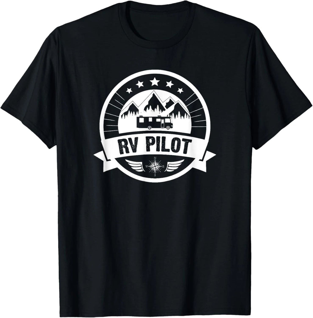 RV Pilot Funny Motorhome RV Travel T-Shirt for Men T-Shirt