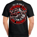 Retirement Plan Funny Motorcycle Humor Biker T-Shirt