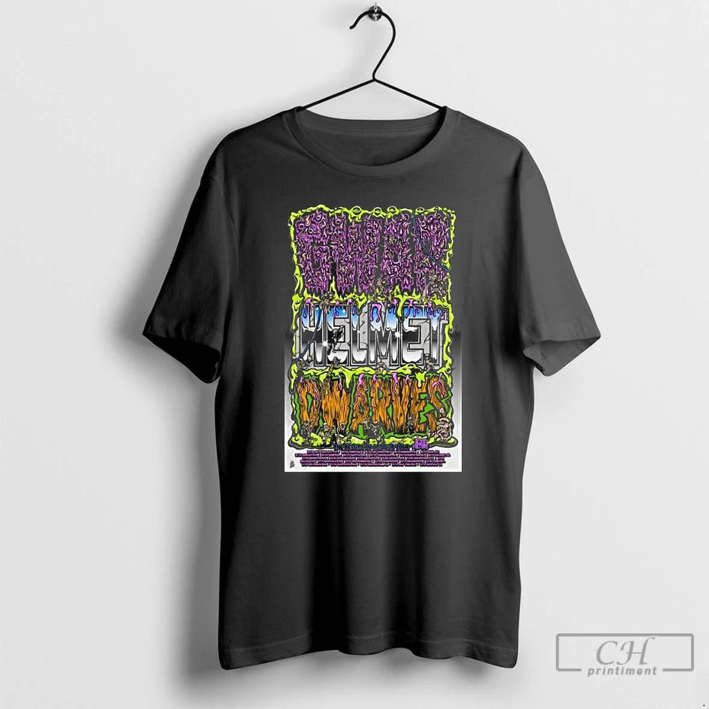Classic Gwar Helmet Dwarves The Return Of Gor Tour 2025 Long Sleve T Shirts