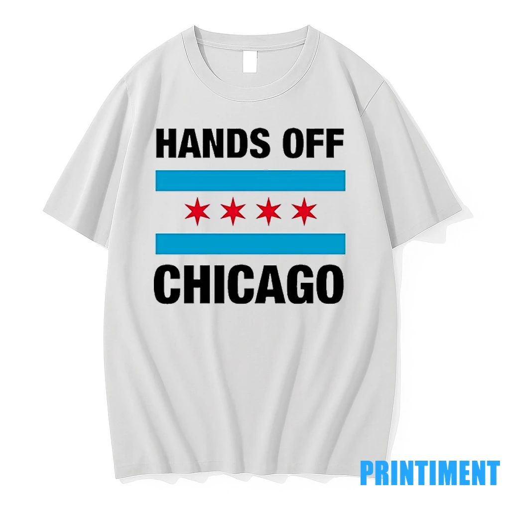 Hands Off Chicago Flag 2025 Tshirts Sweater