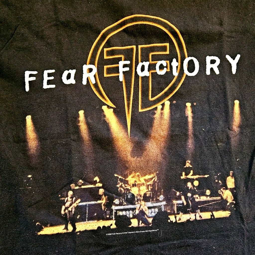Vintage Y2K Fear Factory Demanufacture T Shirt Industrial Metal Large