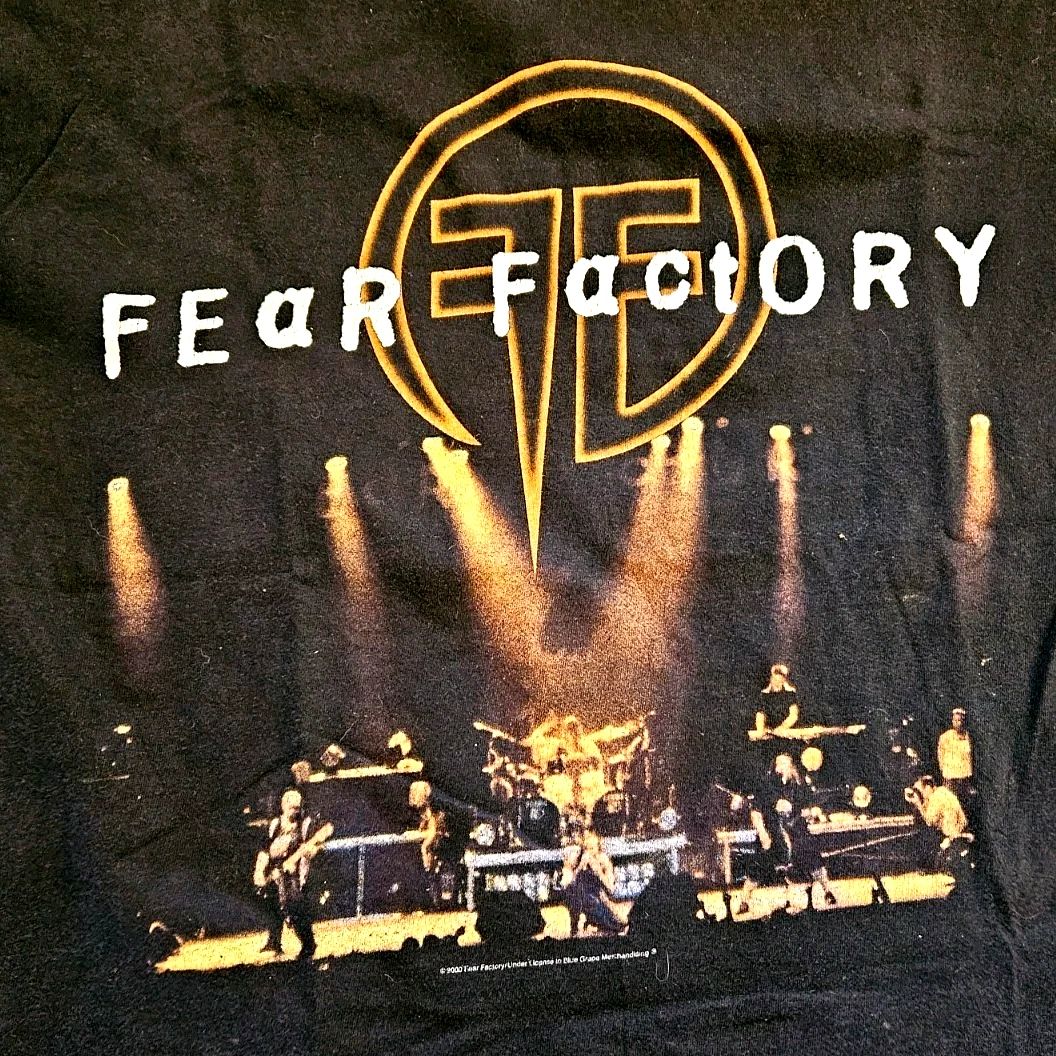 Vintage Y2K Fear Factory Demanufacture T Shirt Industrial Metal Large