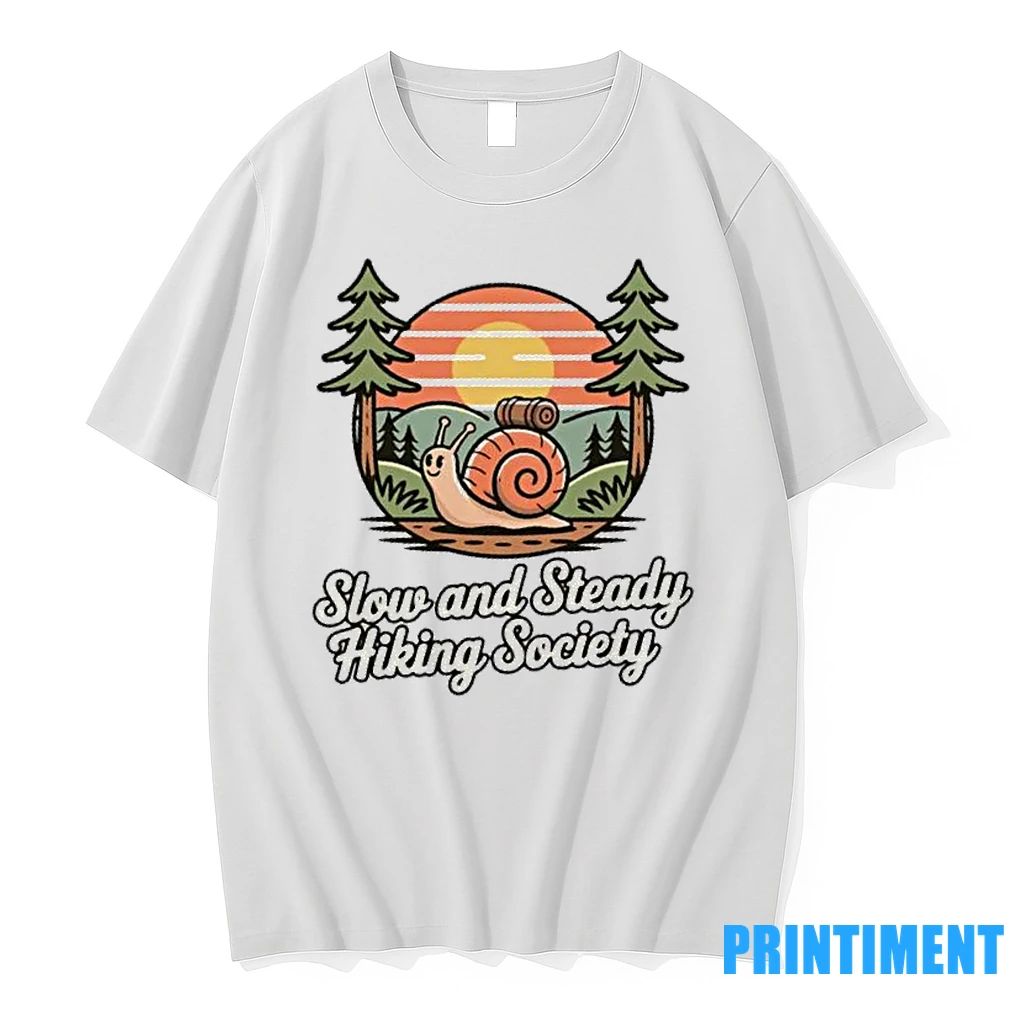 Snail Slow And Steady Hiking Society Vintage Tshirts Sweater