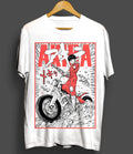 Akira T-shirt,Anime Shirt,Retro Neo Tokyo Manga Tetsuo Kaneda Size