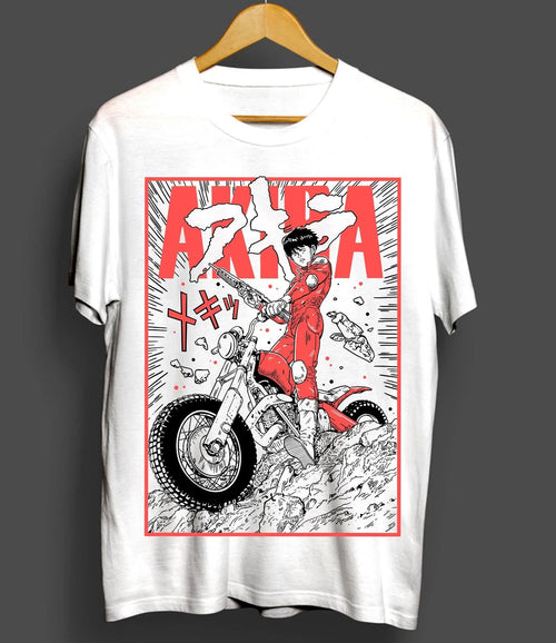Akira T-shirt,Anime Shirt,Retro Neo Tokyo Manga Tetsuo Kaneda Size