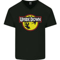 Upside Down SCI-FI TV Program Mens V-Neck Cotton T-Shirt