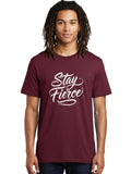 Stay-Fierce-7 Mens Graphic Tee, 100% Cotton, Casual Summer Wear