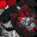 Anime Dorohedoro Shin Ebisu Noi Kaiman Nikaido Graphic Black T-Shirt Size S-5XL