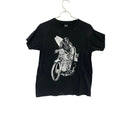 Mahilua Pura Vida Surfing Monkey Graphic Shirt Mens Size S Black Short Sleeve