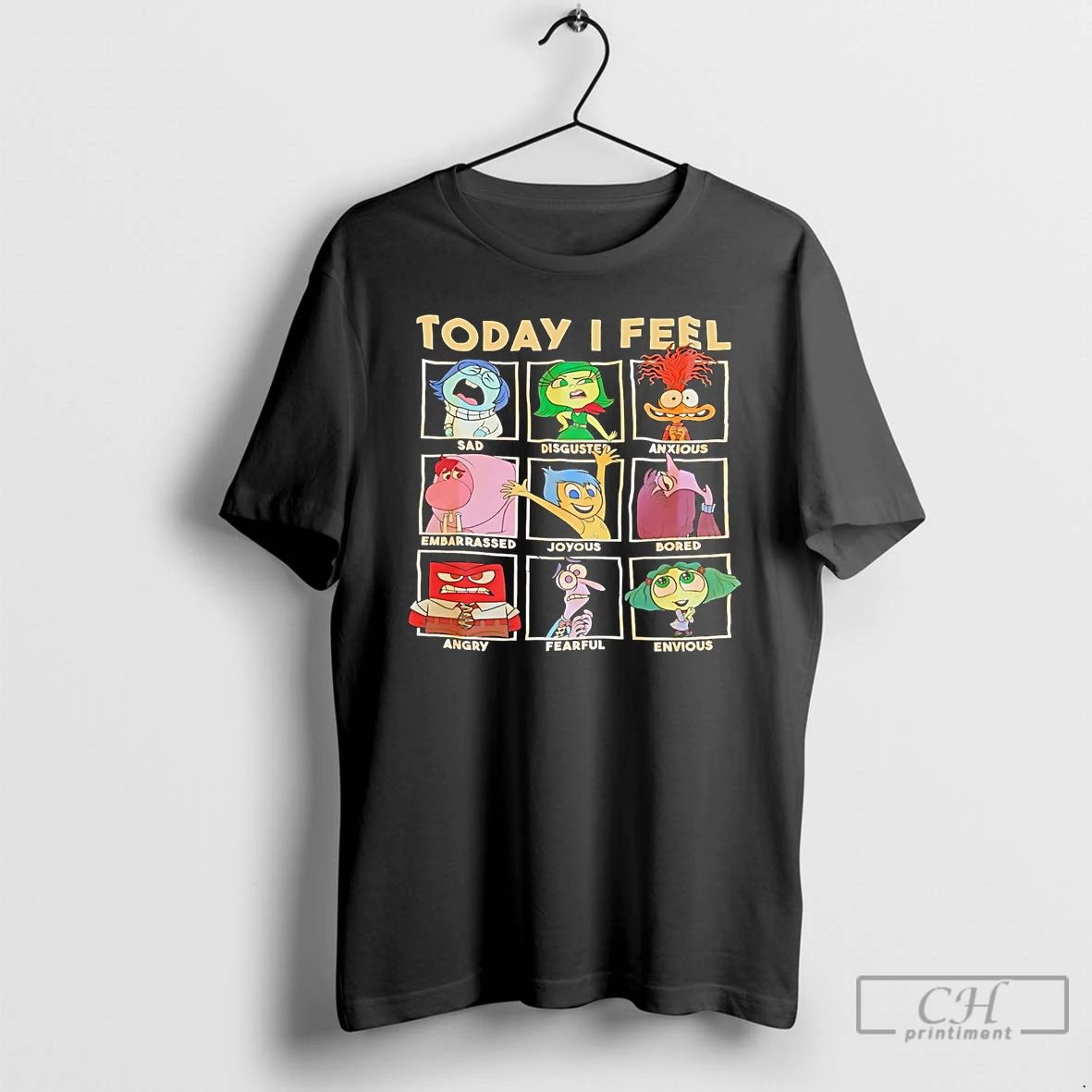 Premium Today I Feel Sad Disgusted Anxious T Shirts