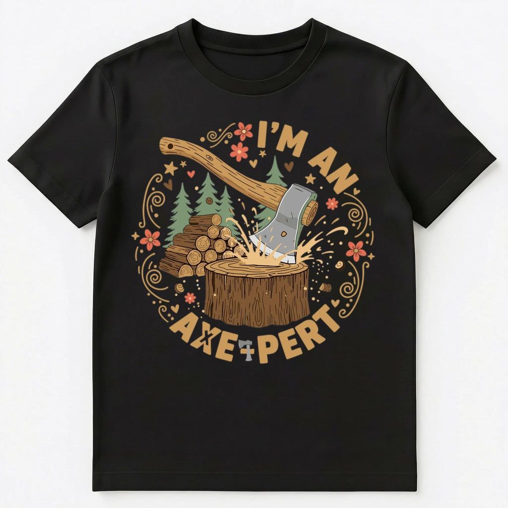Charming Axe Humor Enthusiast Motivational Art Unisex T-Shirt