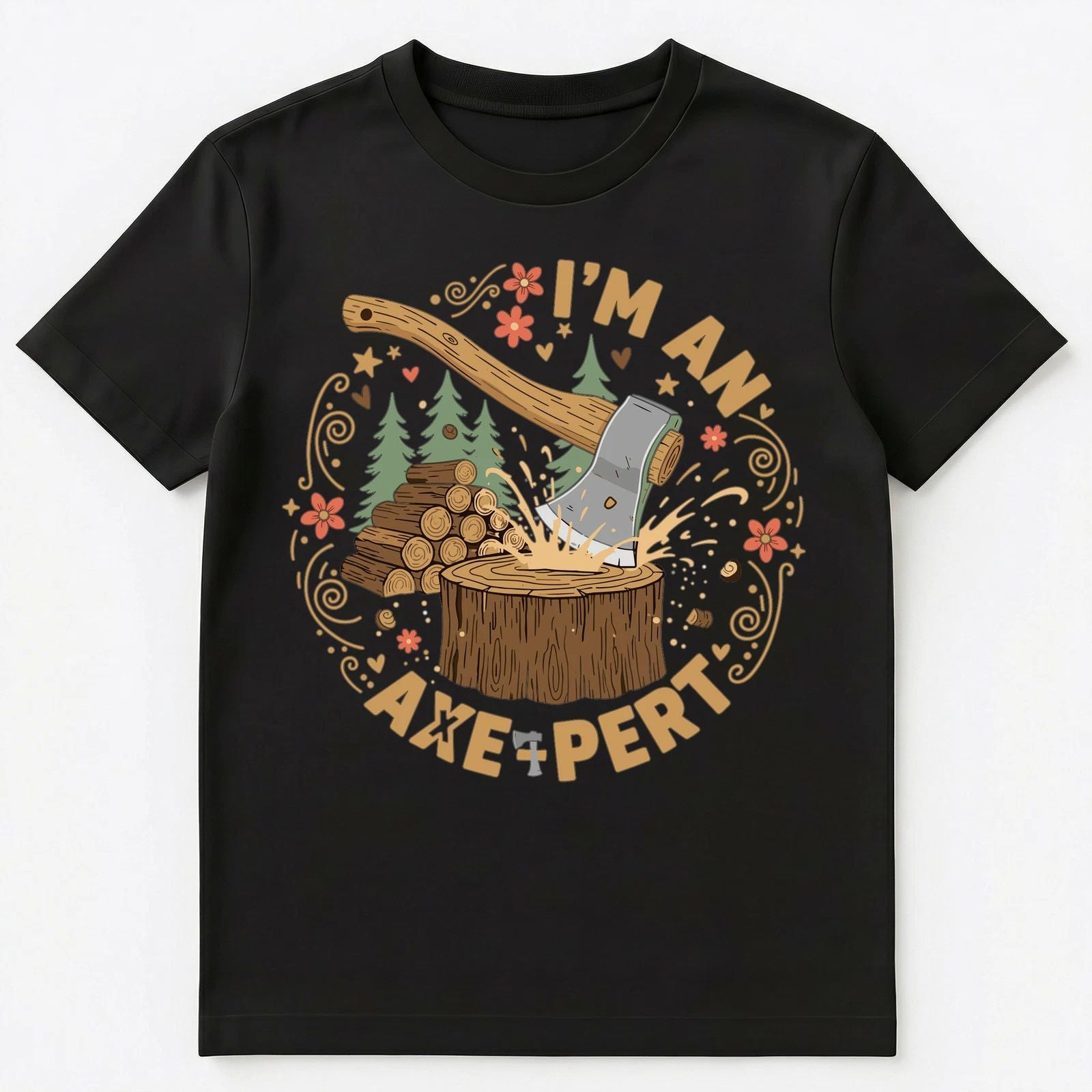 Charming Axe Humor Enthusiast Motivational Art Unisex T-Shirt