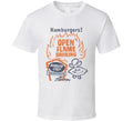 Burger Chef Foodie Food Fan Vintage Worn Look T Shirt