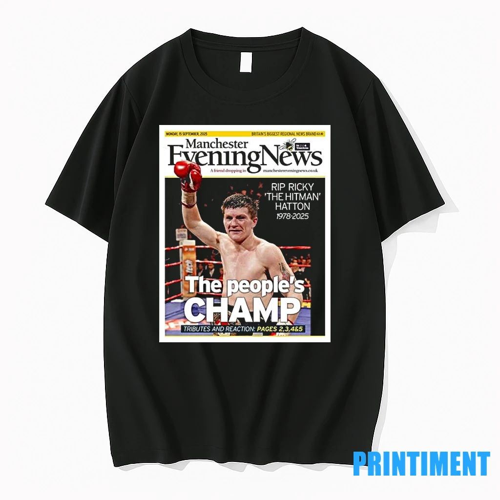 Manchester News Ricky Hatton The Peoples Champ Tshirts Sweater