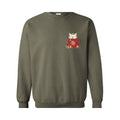 Cat Christmas Chocolate Coffee Sweatshirt, Cat Christmas Sweatshirt, Cute Cat Ch