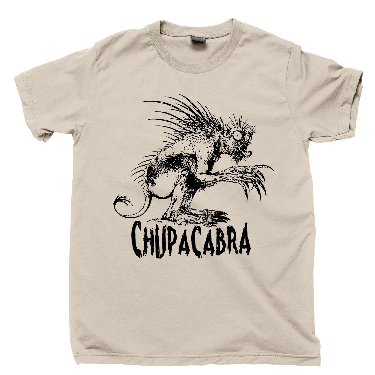 El Chupacabra T Shirt Figure Beast Creature Aliens Bigfoot Jackalope Mothman Tee