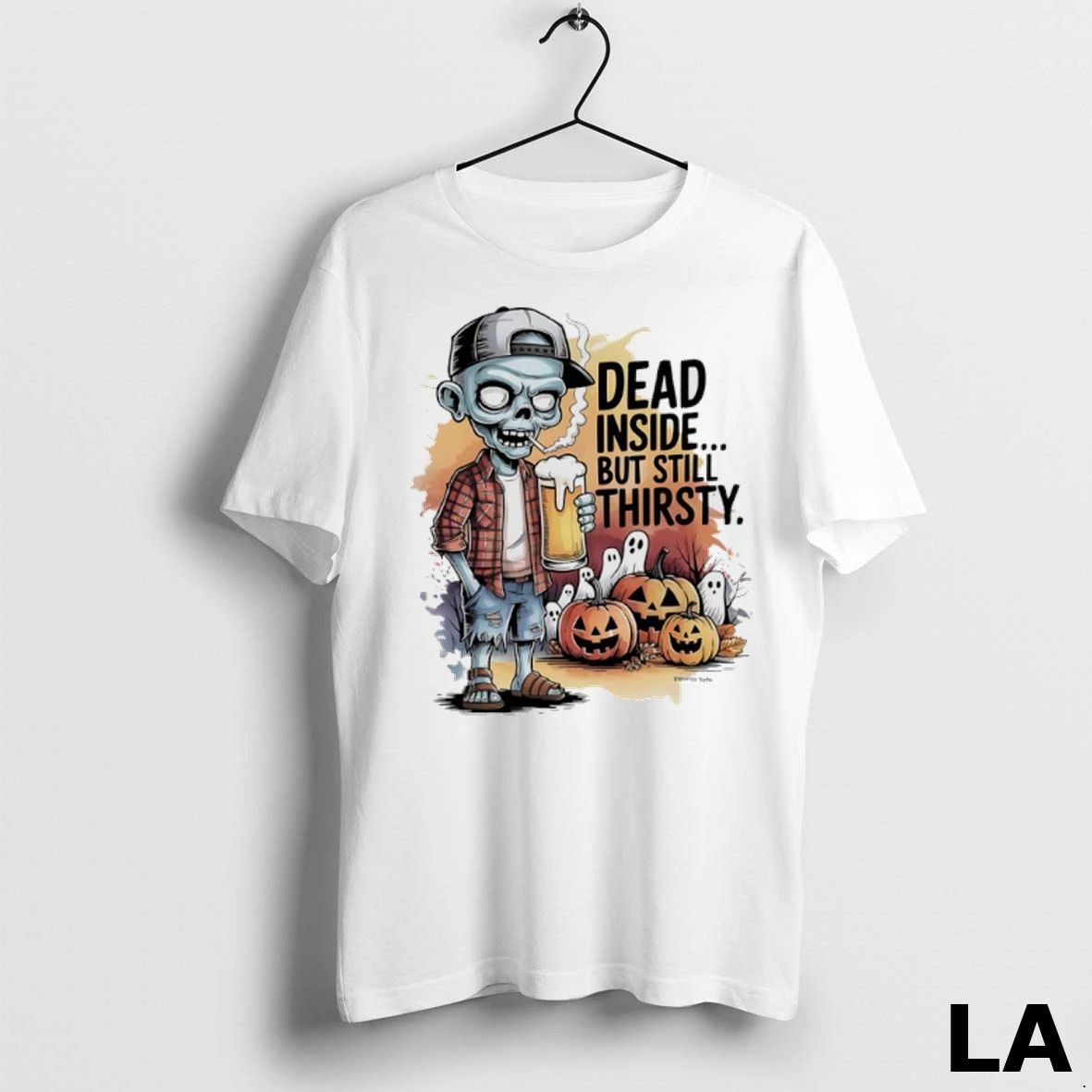 Original Zombie Beer Dead Inside But Still Thirsty Pumpkin Halloween