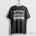 Classic Los Angeles Dodgers Back To Back National League Champions Skyline City T Shirts