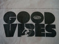 NWT Life is Good Men's T Shirt GOOD VIBES SURF Surfer Surfing Seal Gray XL