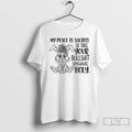 Classic Grumpy Rabbit My Peace Is Sacred So Take Your Bullshit Somewhere Holy T Shirts