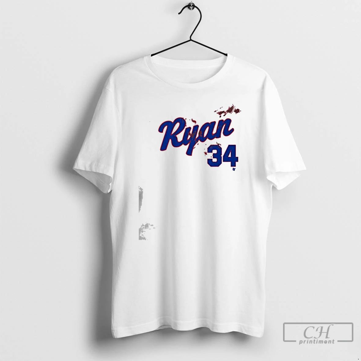 Premium Nolan Ryan Bloody 34 Texas Baseball