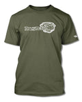 1970 - 1975 Plymouth Duster Emblem T-Shirt - Men - Emblem