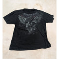 Miami Ink Graphic T-Shirt Size Large Black Excellent Snake Dagger Rose Tattoo