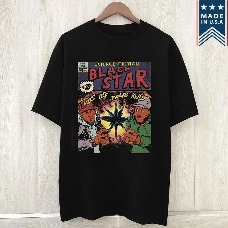 Mos Def and Talib Kweli Black Star Science Fiction T Shirt Full Size