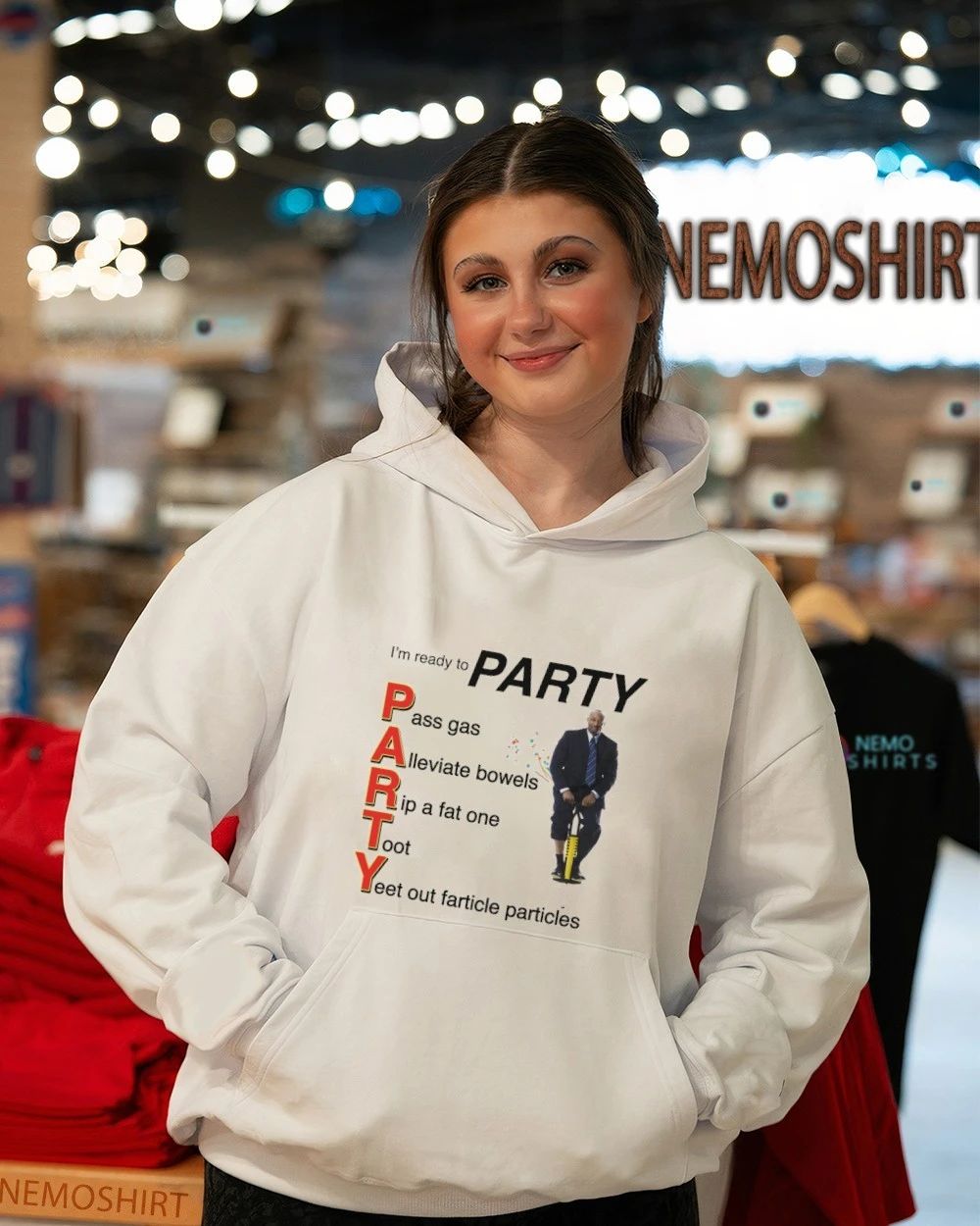 I’m Ready to PARTY Acronym Fart Joke funny shirt