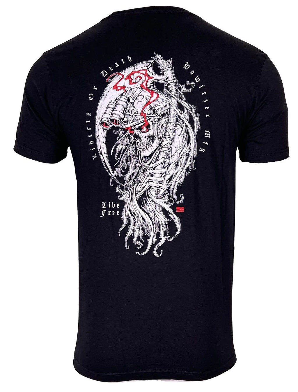 Howitzer Style Men's T-Shirt LIBERTY REAPER Military Grunt MFG