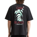 Casablanca Frosty Mountain Screen Printed Oversized T-Shirt In Black Size S