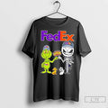 Premium Fedex X Grinch And Jack Skellington Fist Bump Uniwilling Friends