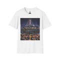 Sahara Chronicles Graphic T-Shirt | Night Cityscape, Fantasy Portrait