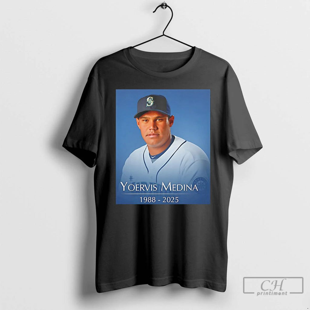 Classic Rip Yoervis Medina 1988 2025 Seattle Mariners T Shirts