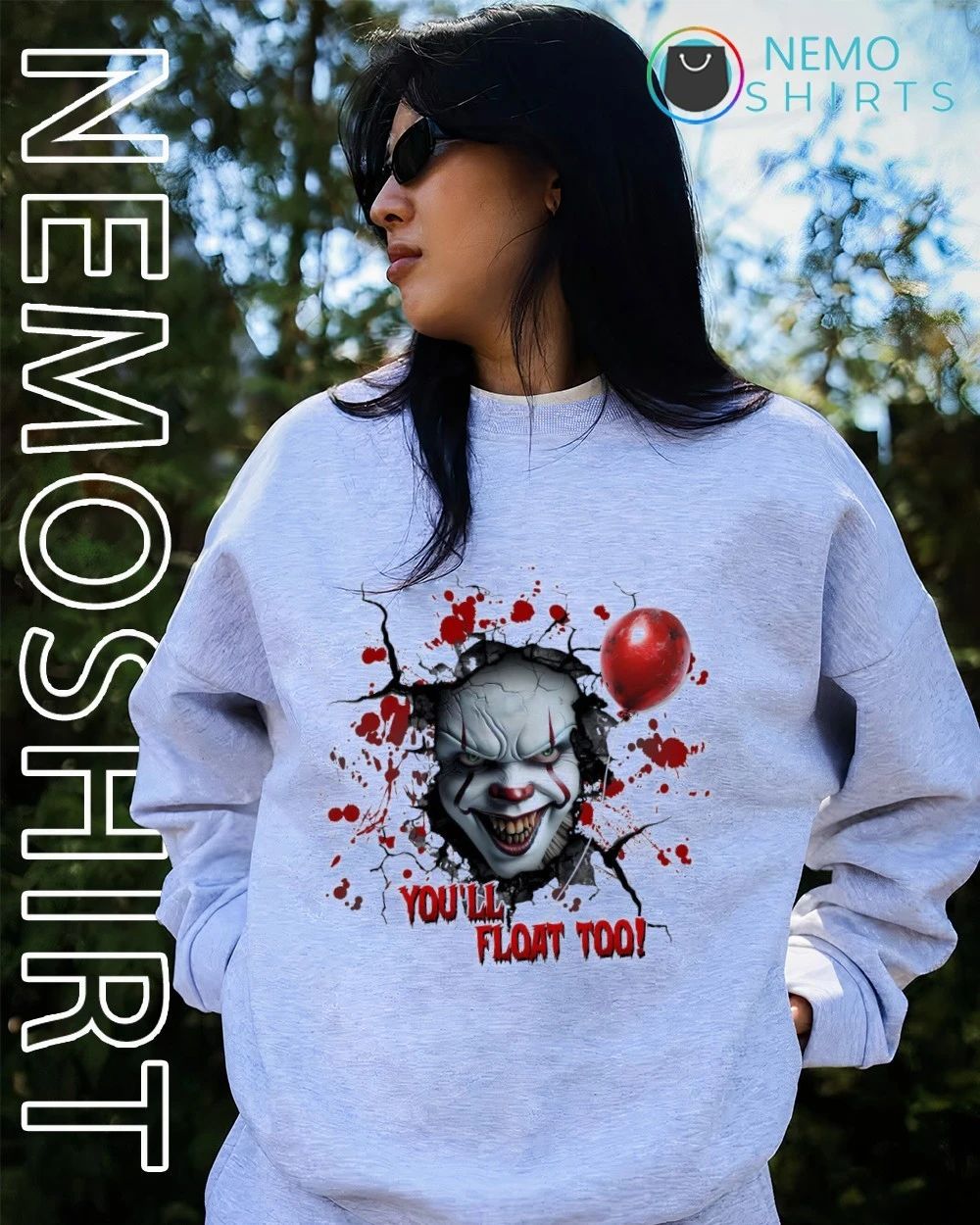 Pennywise IT You’ll Float Too IT Horror Halloween shirt