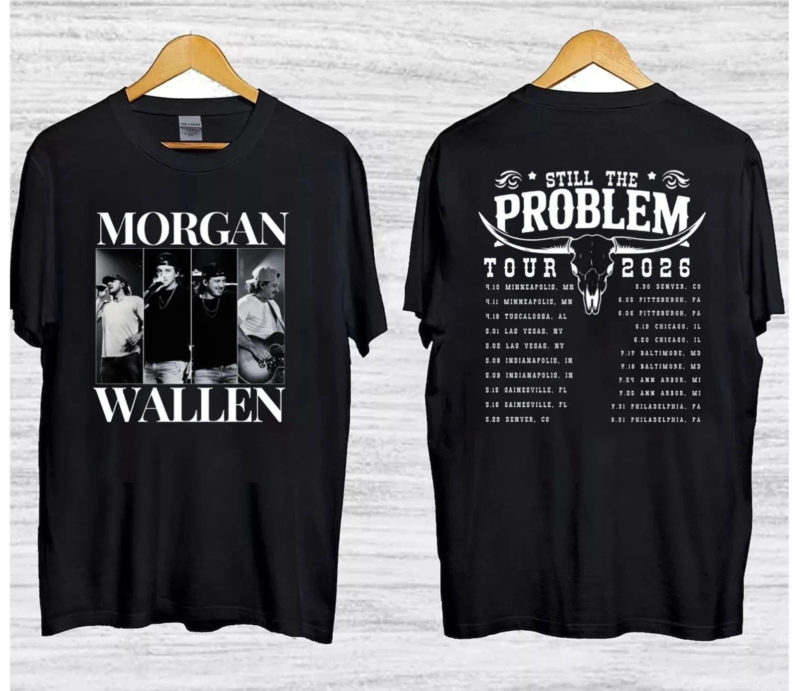 Morgan Wallen Still The Problem Tour 2026 Country Music T-Shirt