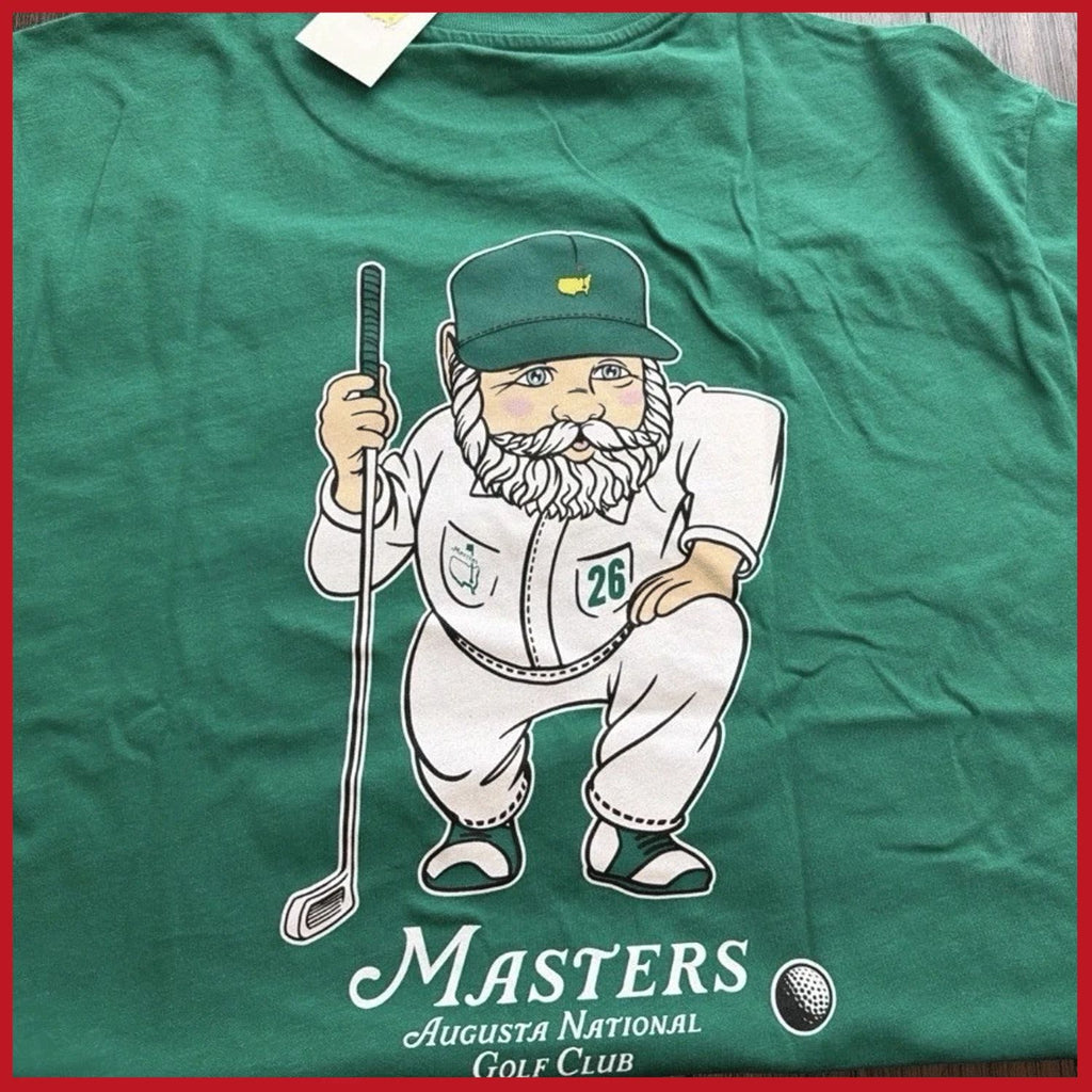 NEW!!! 2026 Masters Gnome Caddie Augusta National Golf Club Shirt Reprint Gildan