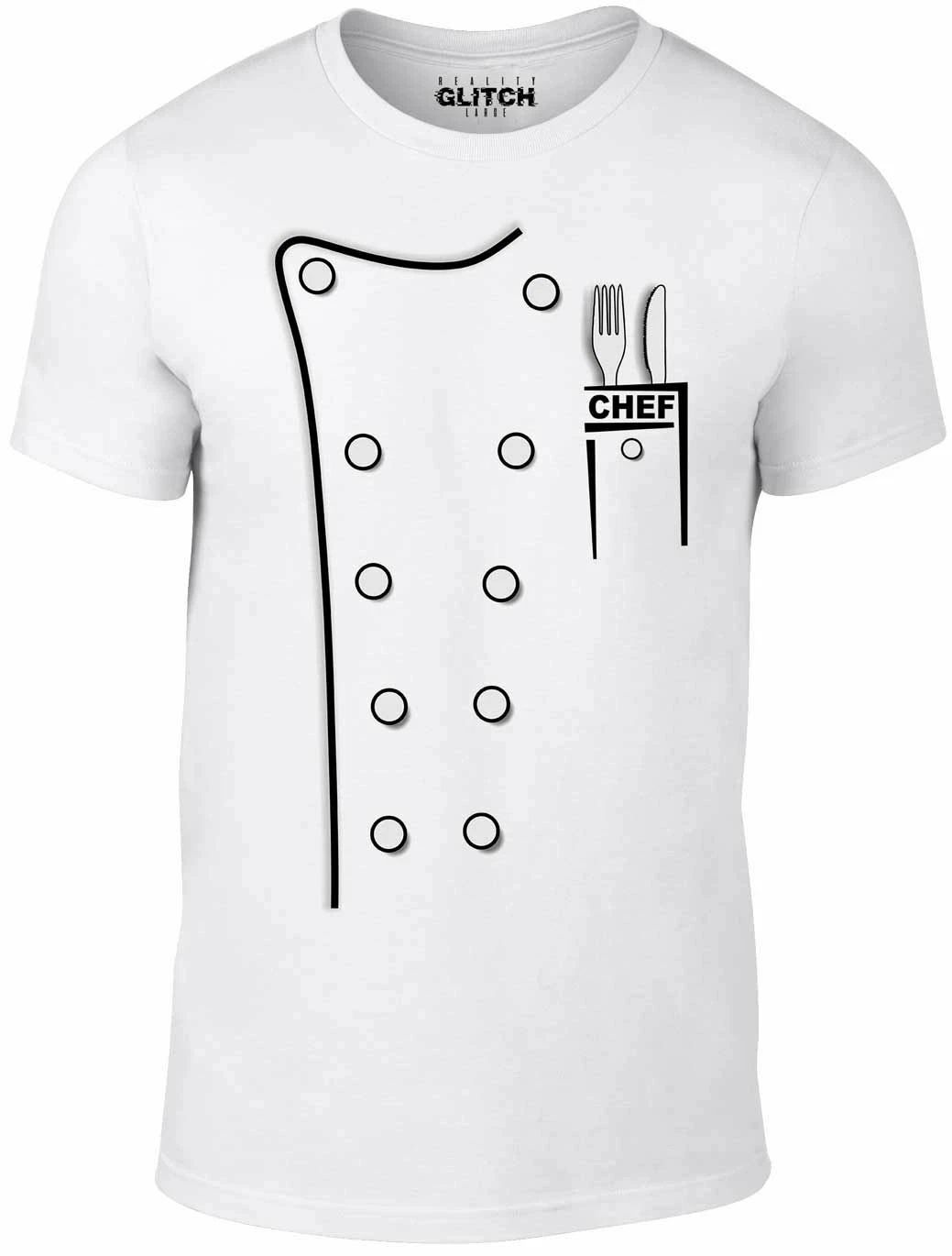 Chef Whites T-Shirt - Men's Funny Cooking Gift Cook Food Outfit Kitchen Costume