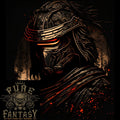 Samurai Assassin Japanese Fantasy Warrior Mens Light Cotton T-Shirt
