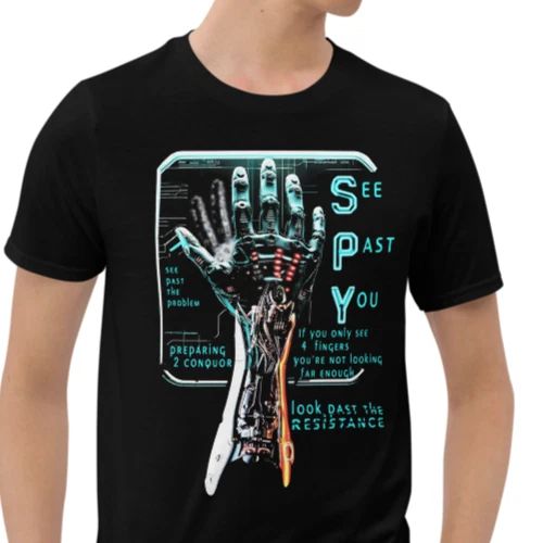 Motivational T-Shirt 'See Past You' Inspirational Artistic motivation