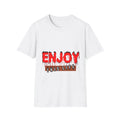 Enjoy This Life graphic T-shirt | Drip Red Lettering, Streetwear